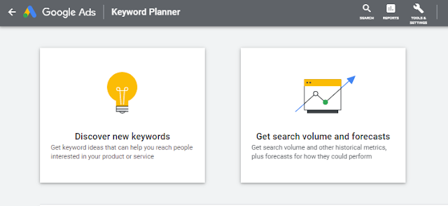 2 Google Keyword Planner Dashboard