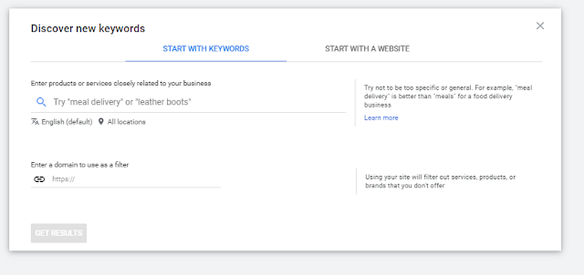 3 Start with keywords research