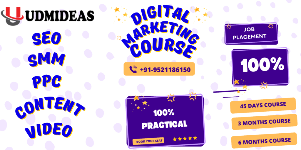 Top Digital Marketing Institute In Jaipur UDMIDEAS Number 1