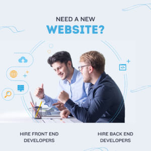 Hire Front end and back end developers